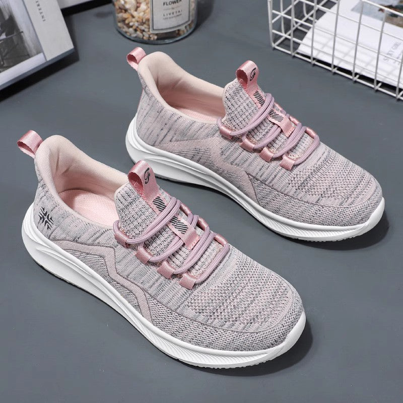 Spring and autumn sneakers soft sole comfortable casual walking shoes