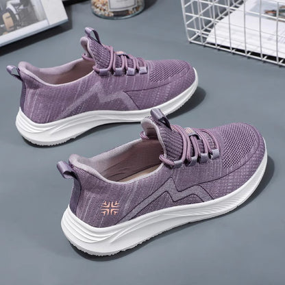 Spring and autumn sneakers soft sole comfortable casual walking shoes