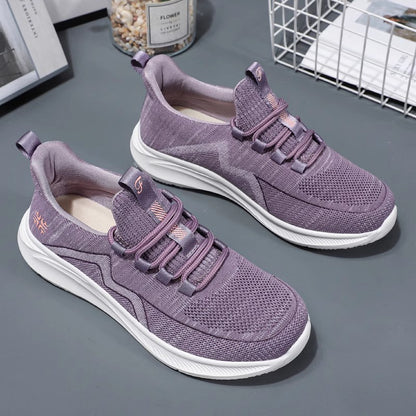 Spring and autumn sneakers soft sole comfortable casual walking shoes